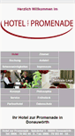 Mobile Screenshot of hotel-zur-promenade.com